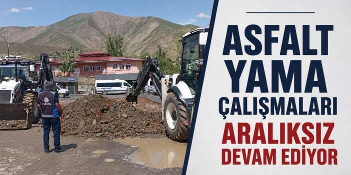 Hakkari’de bozulan yollar onarılıyor