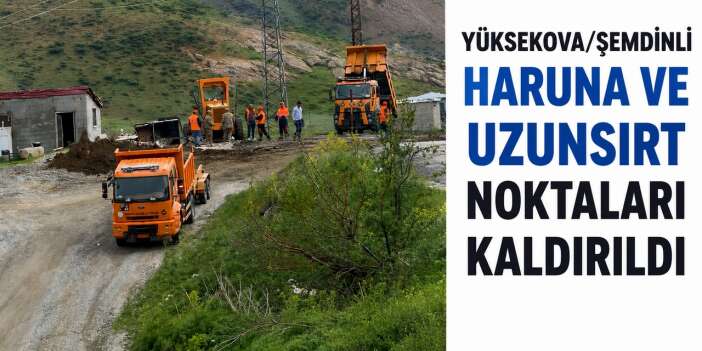 Şemdinli–Yüksekova yolunda kontrol noktaları kaldırıldı
