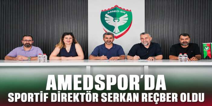 Amedspor’un yeni direktörü Serkan Reçber oldu
