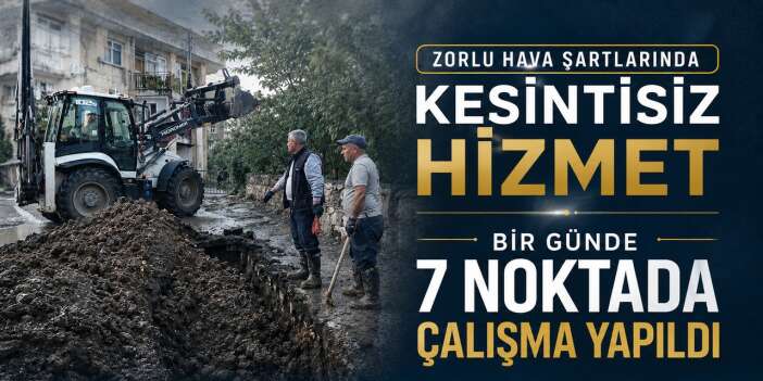 Hakkari'de bir günde 7 su arızasına müdahale edildi
