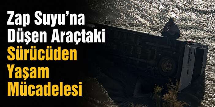 Gece yarısı kaza: Araç zap suyuna düştü
