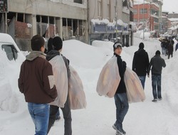 Kapanan köy yolları yeniden ulaşıma açıldı