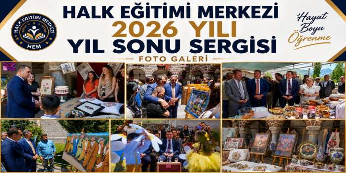 Halk Eğitimi Merkezi 2026 yılı yıl sonu sergisi