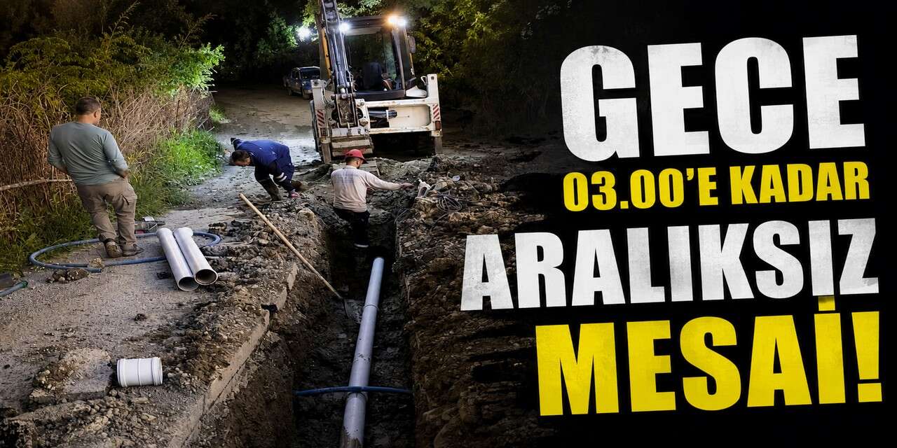 Belediye ekipleri geceyi caddelerde geçirdi