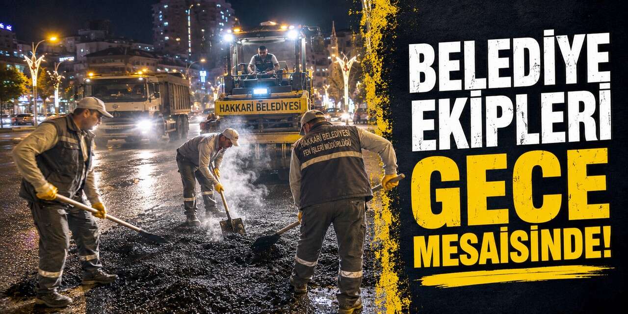 Hakkari’de bozulan yollar tek tek onarılıyor