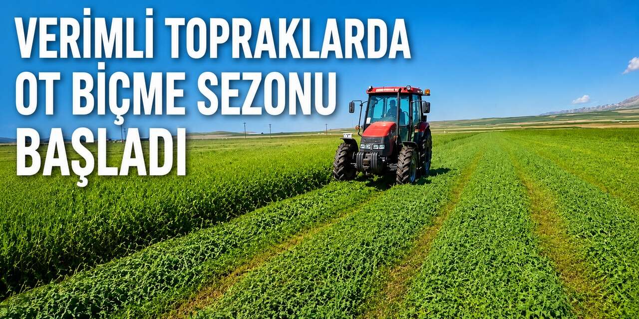 Ot biçme sezonu başladı