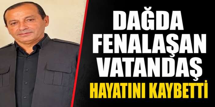 Dağda fenalaşan vatandaş hayatını kaybetti