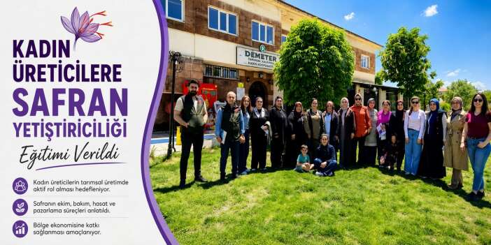 Hakkari’de Kadınlara safran üretimi anlatıldı