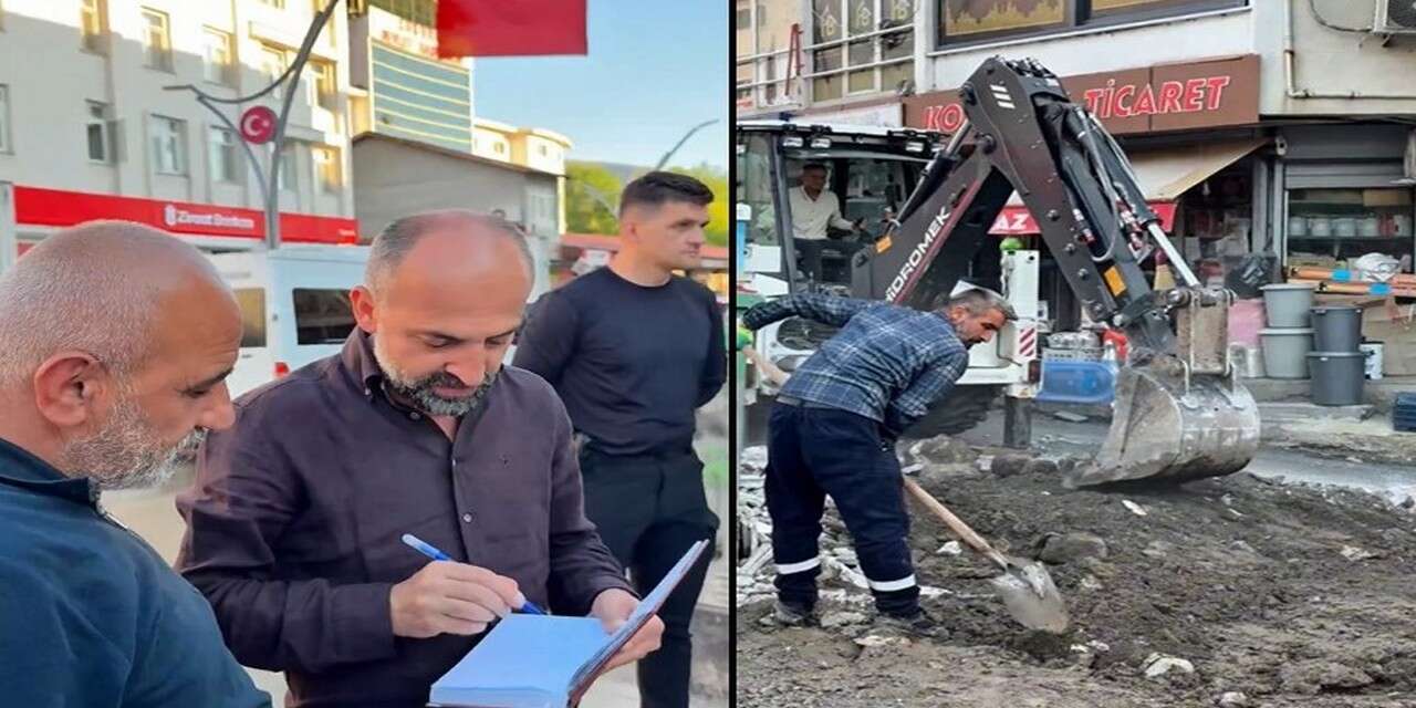Çukurca'nın Genç Başkanı Nazmi Demir hizmet atağını sürdürüyor