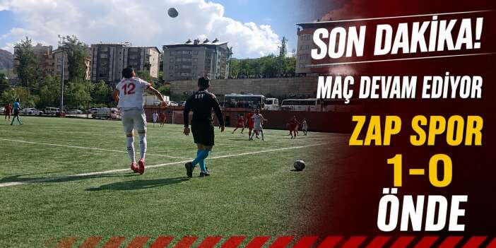 Zap Spor'dan kritik gol: 1-0