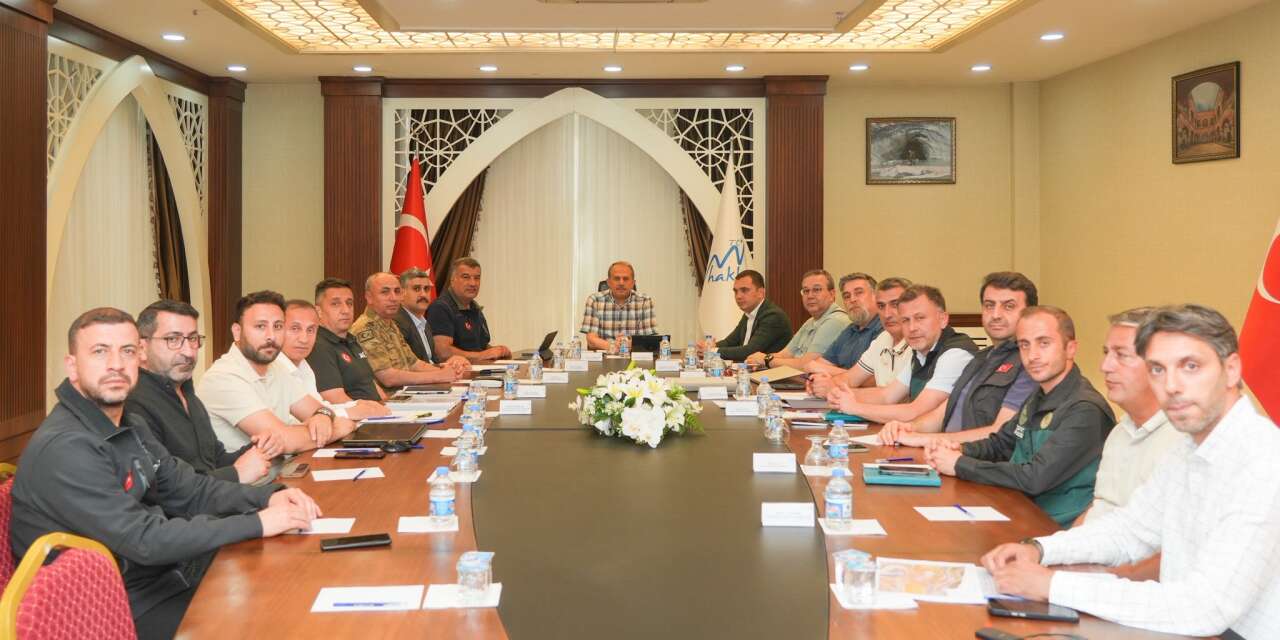 Hakkâri’de Afet riskleri için kritik toplantı