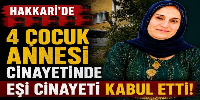 Hakkari'de kadın cinayetinde şüpheli her şeyi itiraf etti