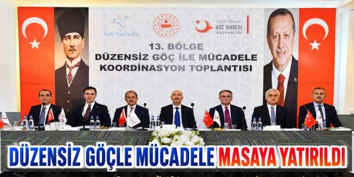 Vali Taşyapan, düzensiz göçle mücadele toplantısın