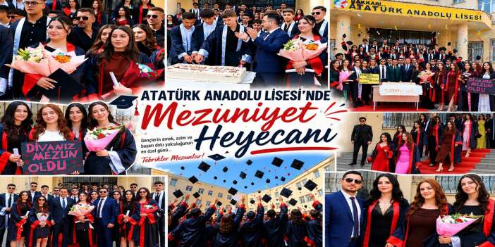 Atatürk Anadolu Lisesi’nde Mezuniyet Heyecanı foto/galeri