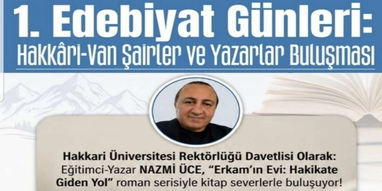 Hakkâri’de Şairler ve Yazarlar buluşması düzenleniyor