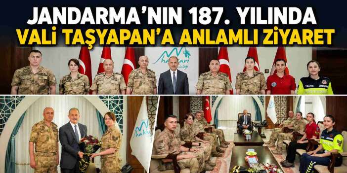 Jandarma'nın 187. Kuruluş Yılında Valilik Ziyareti