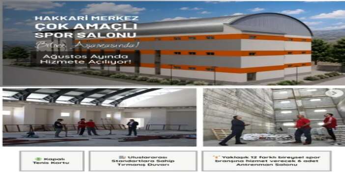 Hakkari Spor Altyapısına Güç Katacak Dev Proje
