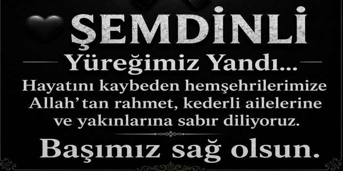 Başkan Kaya, Şemdinli'de yüreğimiz yandı