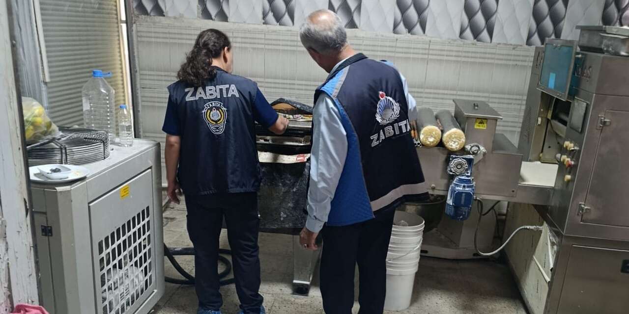 Pastanelerde hijyen standartları denetlendi