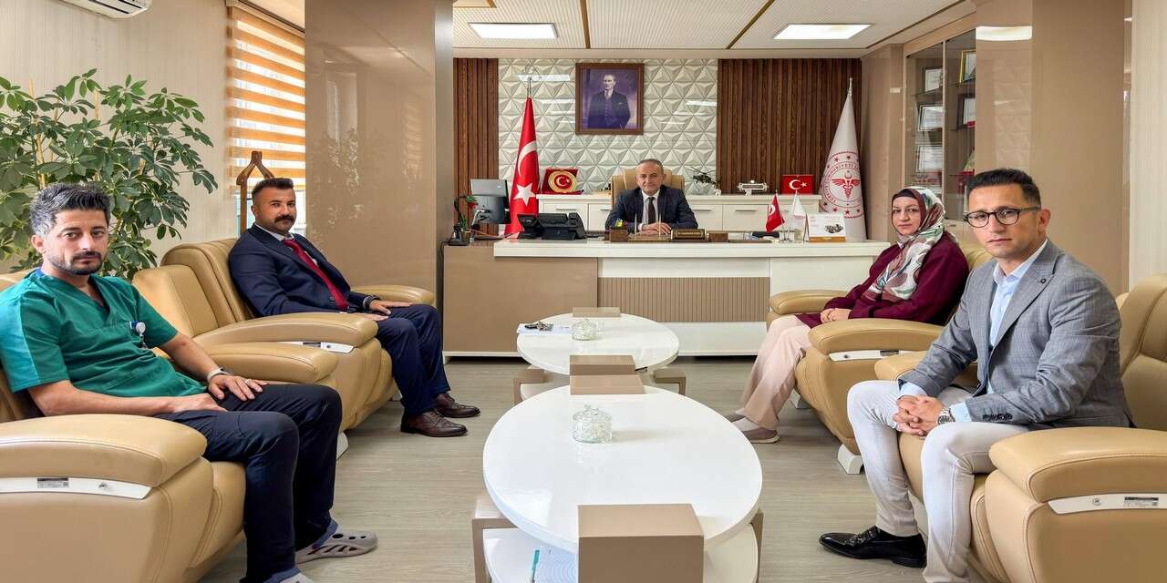 Türk Sağlık-Sen Temsilcileri İl Sağlık Müdürü Kara’yı ziyaret etti