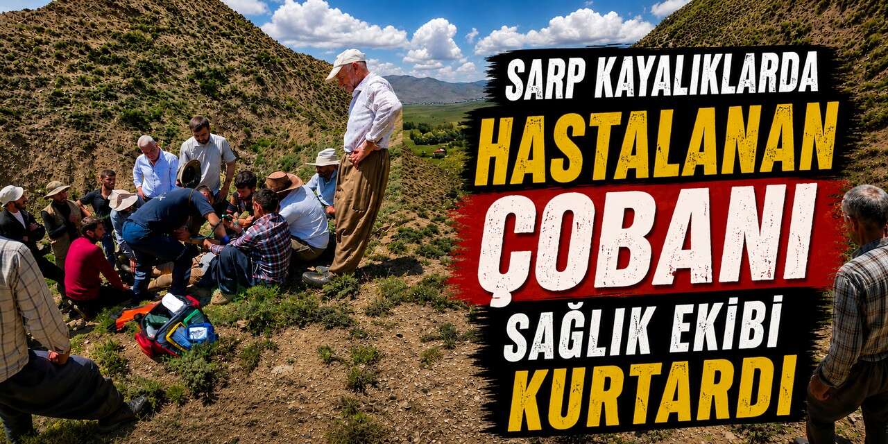 Yüksekova'da zorlu coğrafyada kurtarma operasyonu