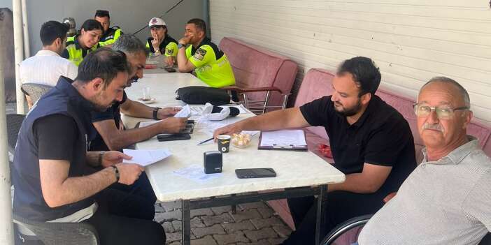 Hakkari'de yediemin otoparkına kapsamlı denetim