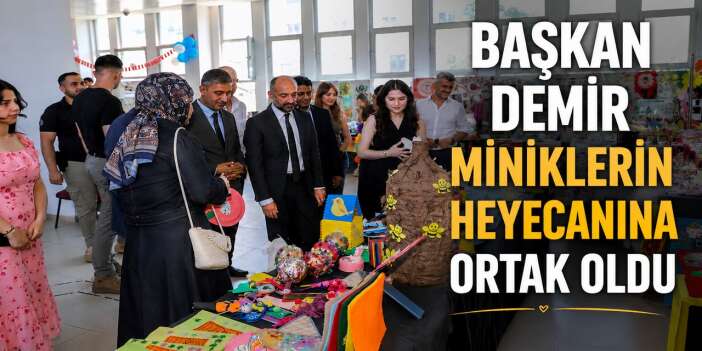 Çukurca’da miniklerin eserleri sergilendi
