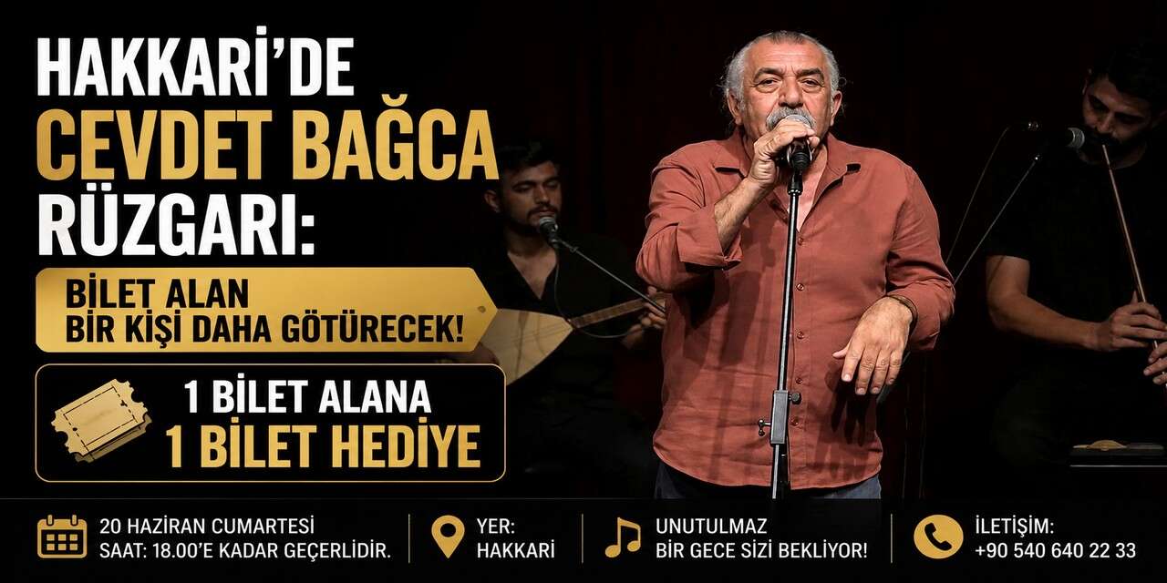 Cevdet Bağca Konserinde Çifte Bilet Fırsatı