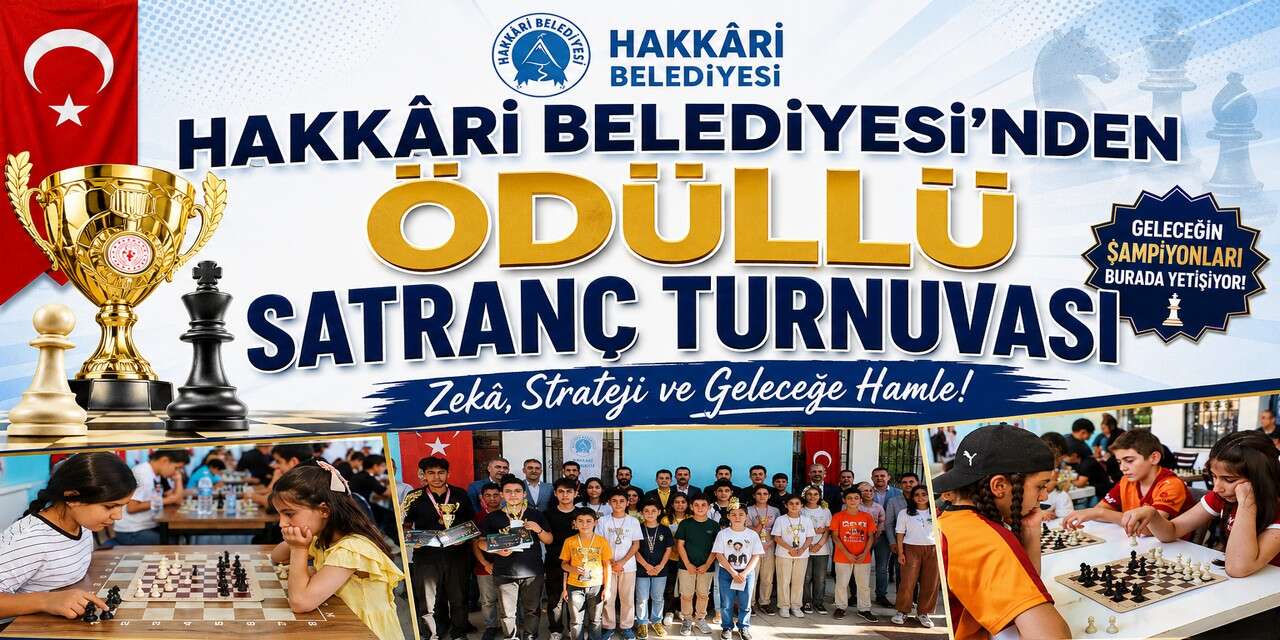 Hakkâri’de 120 Sporcunun Katıldığı Satranç Turnuvası sona erdi