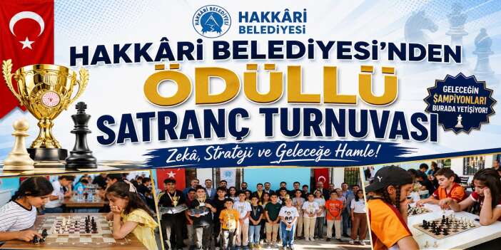 Hakkâri’de 120 Sporcunun Katıldığı Satranç Turnuvası sona erdi
