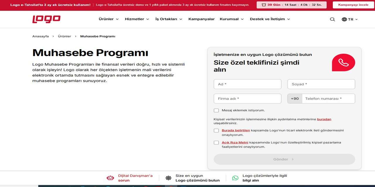 Online Muhasebe Programı