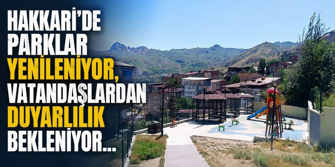 Parklarda bakım ve onarım seferberliği sürüyor