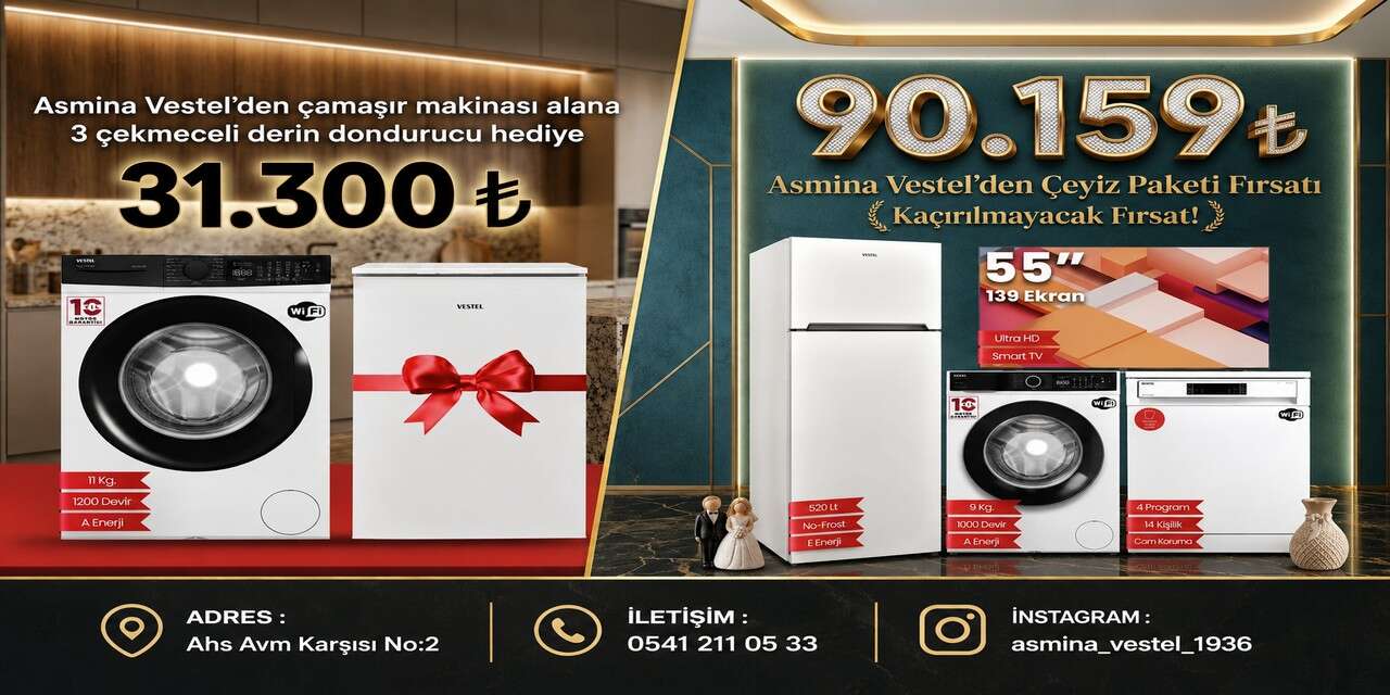Hakkari’de Çeyiz Alışverişinin Adresi: Asmina Vestel