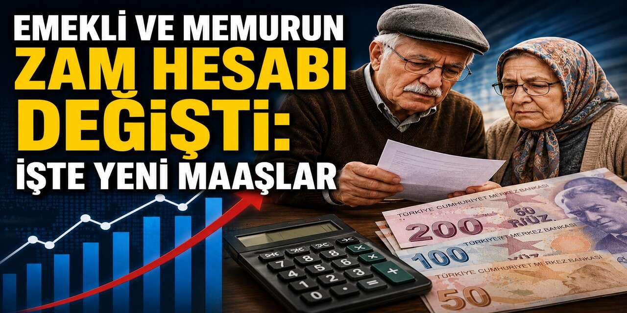 Emekli ve Memurun Zam Hesabı Değişti