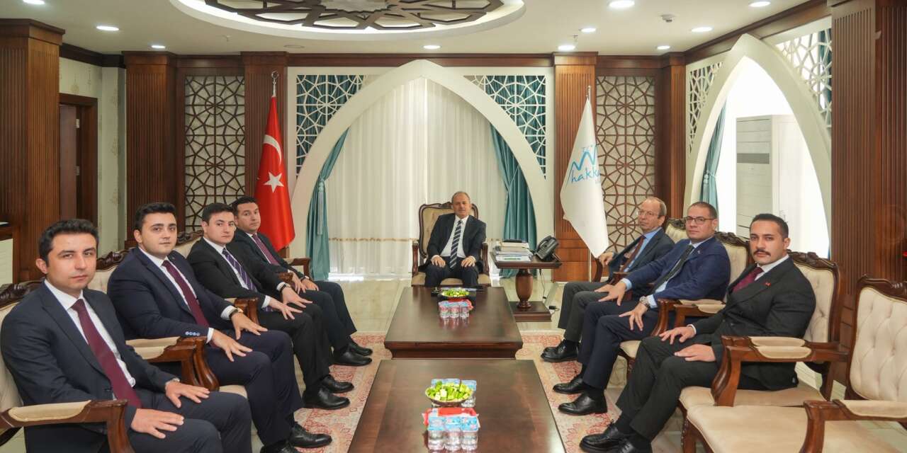 Mülkiye Başmüfettişi Aydın ve beraberindeki heyetten Vali Taşyapan’a ziyaret