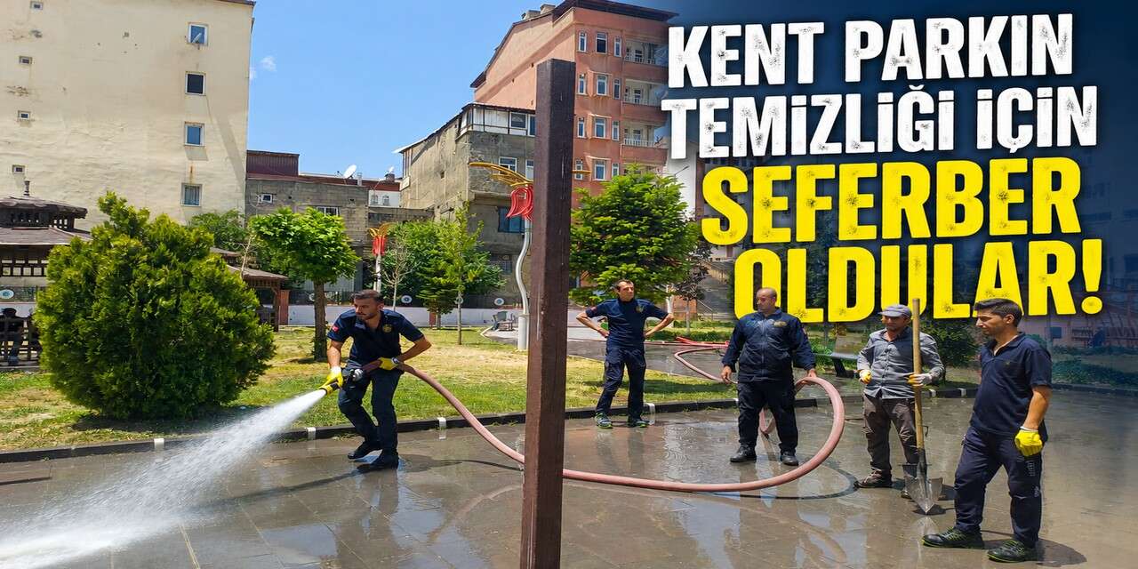 Kent Park’ta temizlik, bakım ve onarım çalışmaları sürüyor