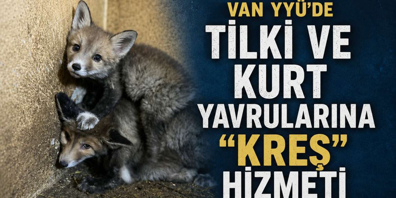 Van YYÜ'de Tilki ve Kurt Yavrularına "Kreş" hizmeti
