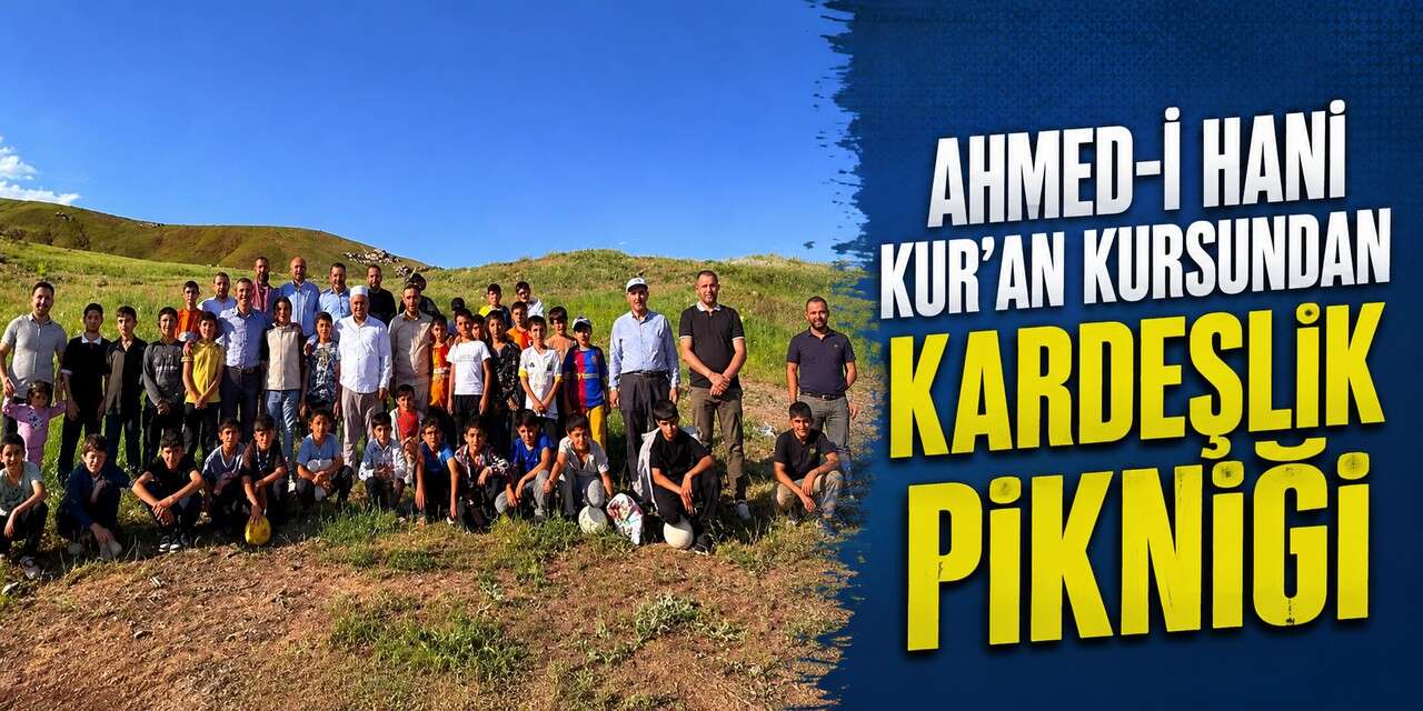 Ahmed-i Hani Kur’an kursundan kardeşlik pikniği