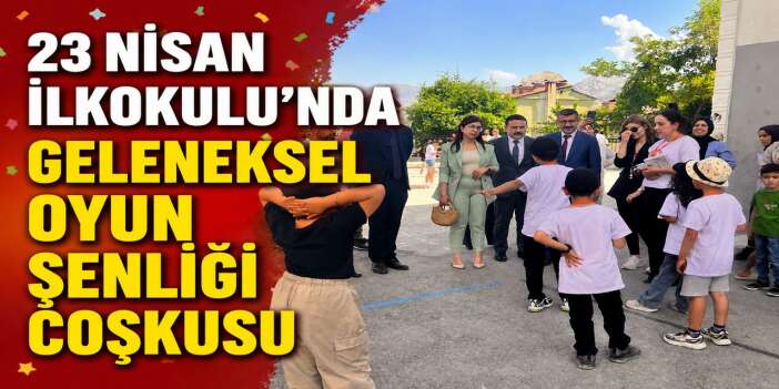 23 Nisan İlkokulu'nda geleneksel oyun şenliği  coşkusu