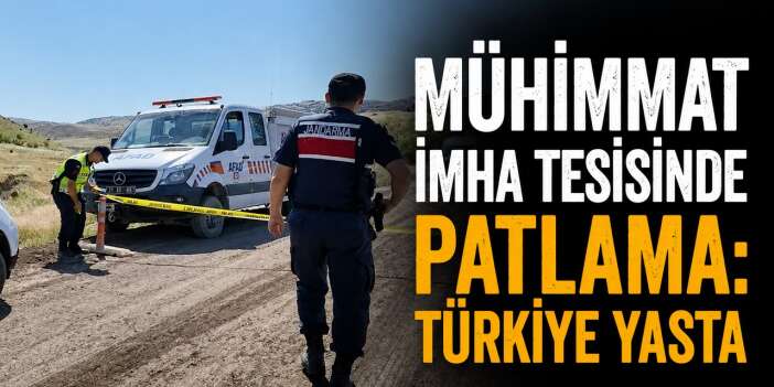 Mühimmat deposunda patlama: 2 şehit