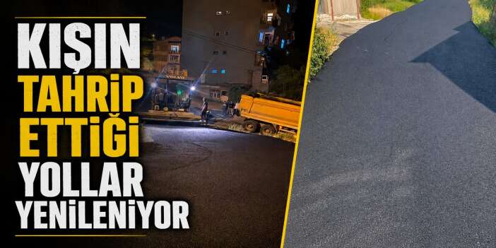 Hakkari Belediyesi'nde sıcak asfalt hamlesi