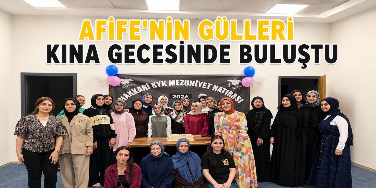 Afife Kız Yurdu'nda mezuniyet sevinci