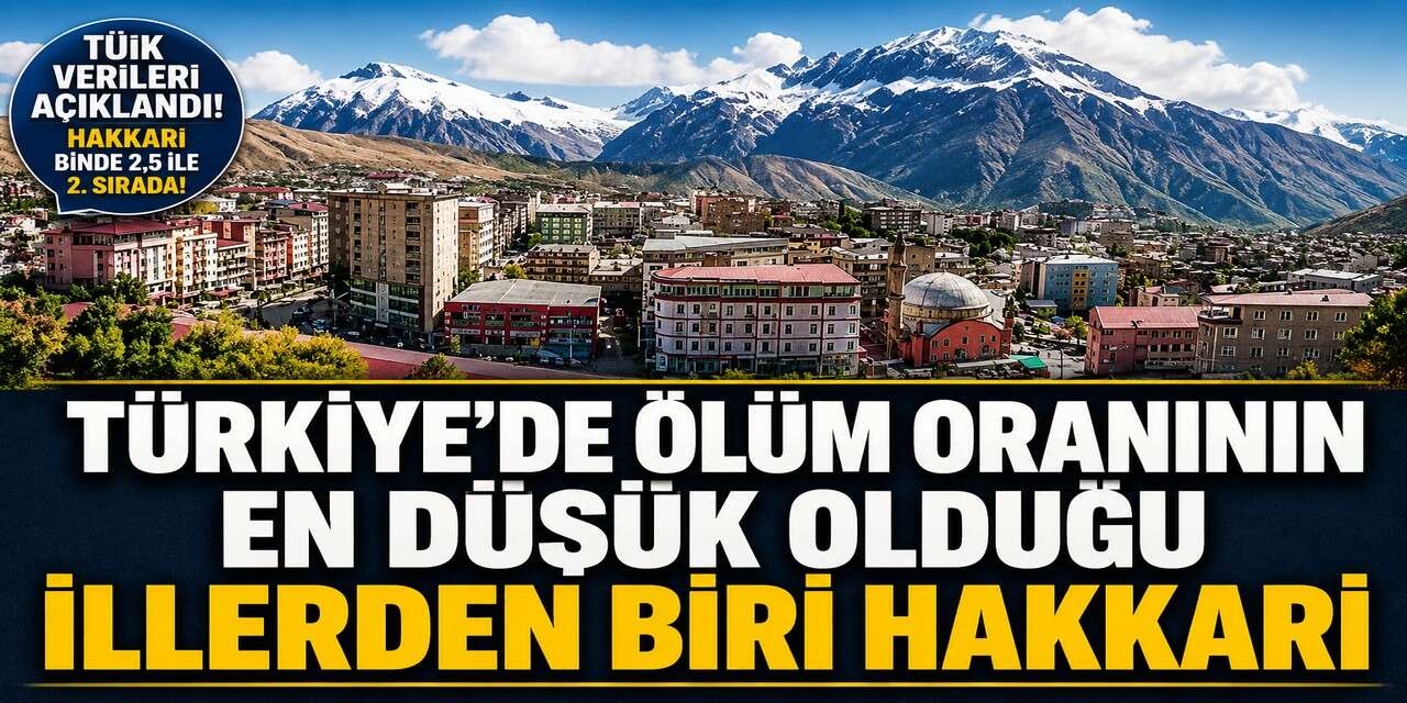 Hakkari, Türkiye'nin en düşük ölüm oranına sahip illeri arasında