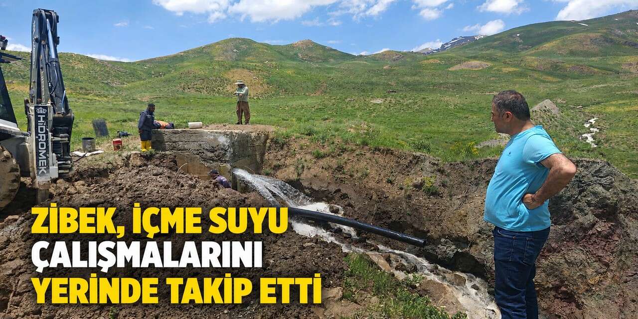 Hakkari’de içme suyu için yoğun mesai