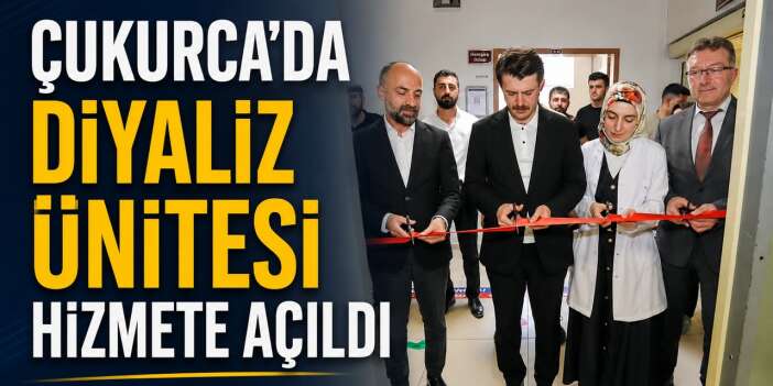 Çukurca'da diyaliz ünitesinin açılışı yapıldı