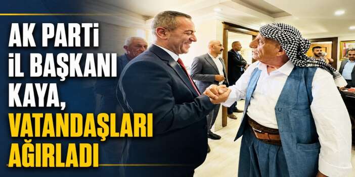 Başkan Kaya, vatandaşların talep ve önerilerini dinledi