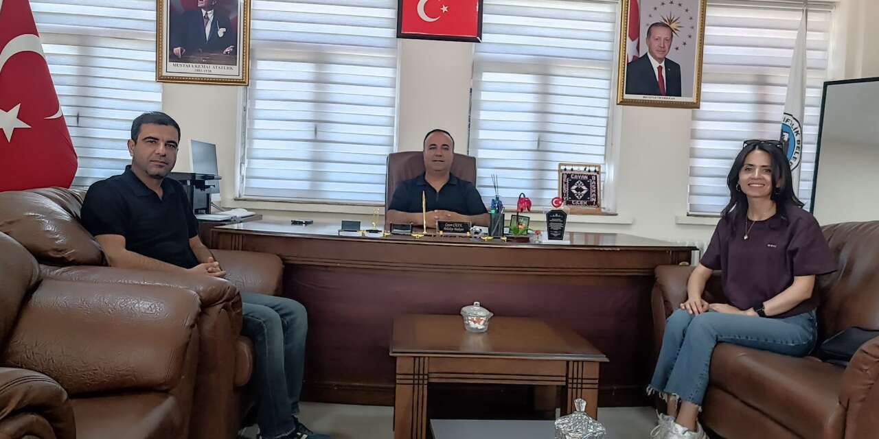Başkan Çiçek’e Okul İdarecilerinden veda ziyareti