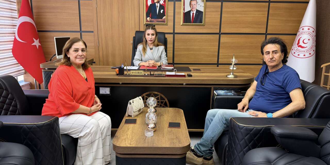 Gazeteciler Taş ve Önal'dan Müdür Bilginç'e ziyaret