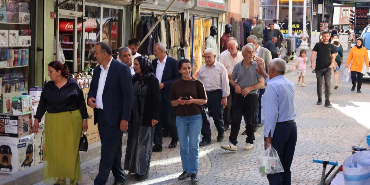 DEM Parti'den çarşı esnafına destek mesajı