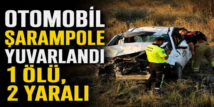 Cizre'de otomobil şarampole yuvarlandı 1 ölü, 2 yaralı